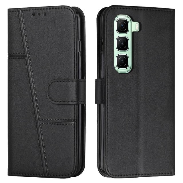 Funda Flip para FOXDOCK Infinix Hot 50 Pro Plus – Carcasa delgada y resistente a impactos con soporte para uso diario y profesional