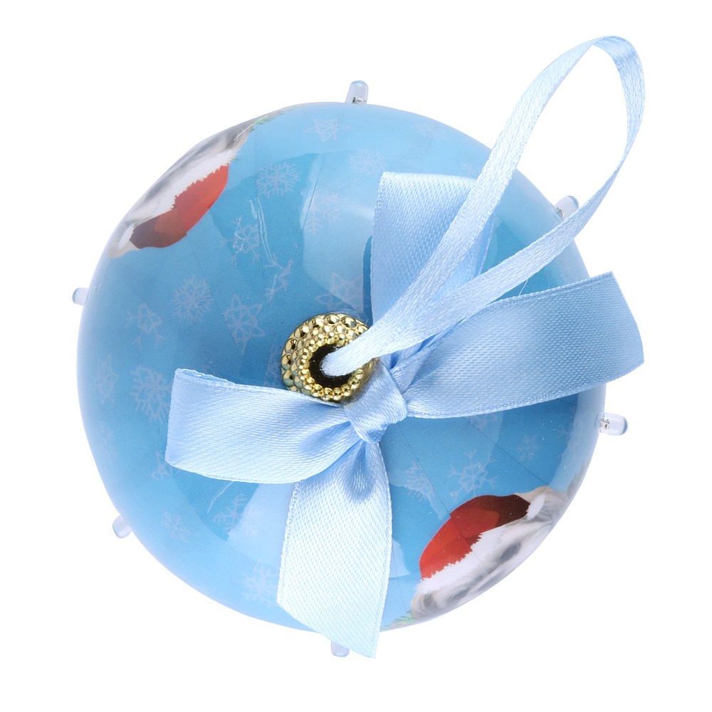 Dog Collection Twinkling Lights Christmas Ball Indoor Decorative Ornament