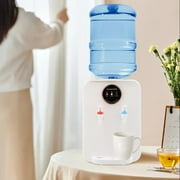 DYNAMI Water Cooler Top Loading Countertop Water Cooler Dispenser,Hot and Cold Water Dispenser,3 Water Temperature,304 Stainless Steel Inner Liner,for Home Kitchen Office Dorm