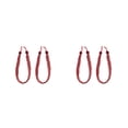thumbnail image 3 of Inteprter 2X Tie Back cortina vendaje colgante decoración DIY Prop interesante multiusos cocina dormitorio ornamento poliéster exquisito Rojo 2Conjunto, 3 of 6