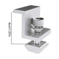 thumbnail image 2 of 10Pcs Solar Photovoltaic Bracket Aluminum Alloy Clamp D, 2 of 5