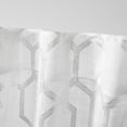 thumbnail image 2 of Exclusive Home Panza Metallic Print Sheer Hidden Tab Top Curtain Panel Pair, 2 of 7