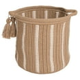 thumbnail image 3 of Colonial Mills Dublin Indoor/Outdoor Basket - Taupe & White 12"x12"x12", 3 of 3