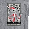 thumbnail image 3 of The Nightmare Before Christmas - Scary And Bright - Men's Short Sleeve Graphic T-Shirt, 3 of 5