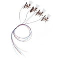 thumbnail image 3 of Miniature Street Lamp Model for Decor Made of ABS Multi Color Fits Doll House and Sand Table Decor 4pcs, 3 of 8