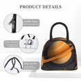 thumbnail image 4 of Balery Solar System Paper Art Bolsa de Almuerzo para Mujeres, Caja de Almuerzo, Bolsa de Almuerzo Pequeña Impermeable, Tote de Almuerzo Reutilizable con Gran Capacidad, 4 of 6
