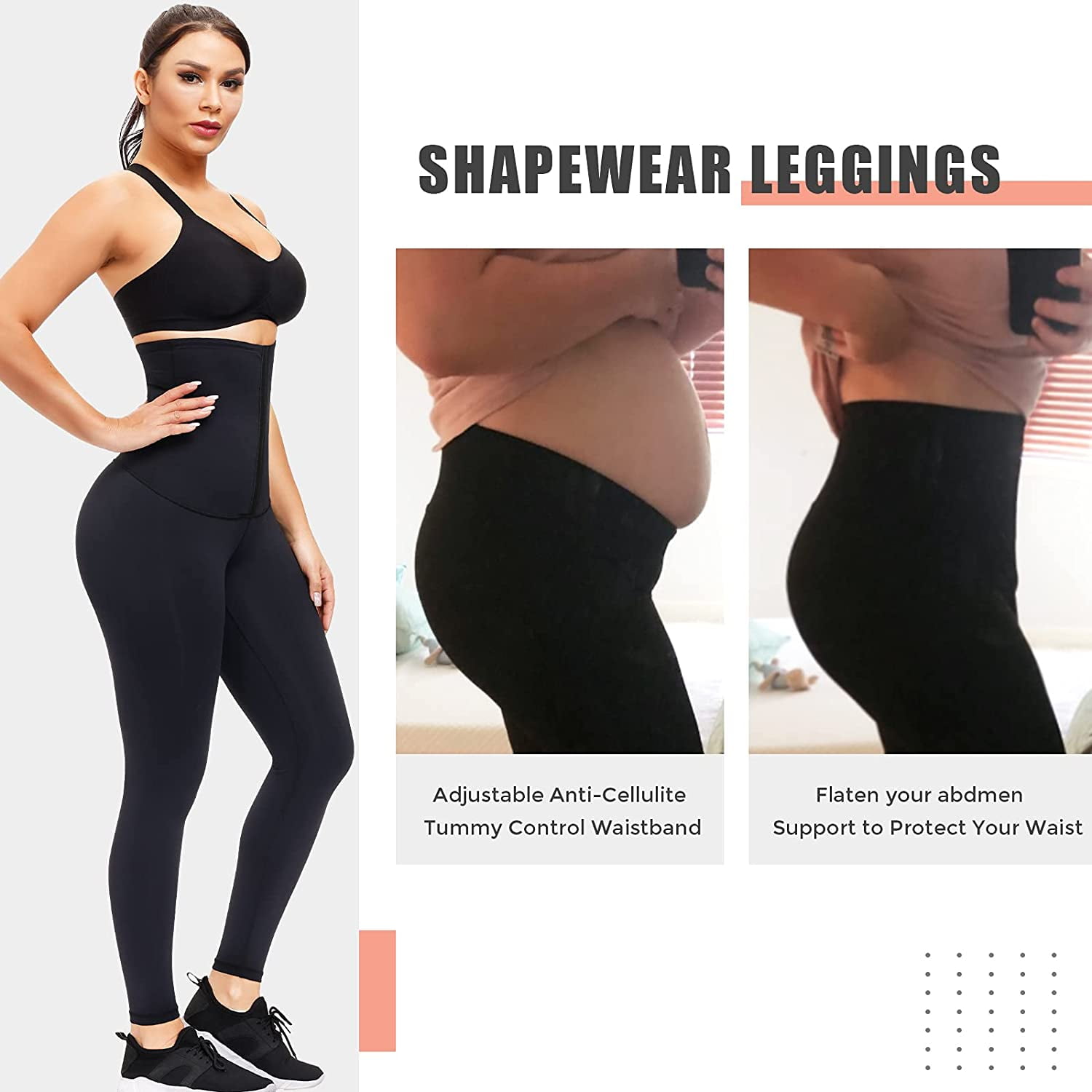 Waist Trainer Compression Yoga Pants 