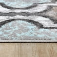 thumbnail image 4 of Superior Viking Trellis Indoor Large Area Rug, 7' x 9', Turquoise, 4 of 6