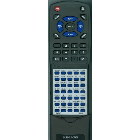 Replacement Remote for YAMAHA WE458300, RTWE458300, RAV272, RXV757, RXV757TI