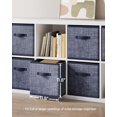 thumbnail image 3 of Cubos de almacenamiento SONGMICS Misty Blue UROB030I01 30 x 30 cm, 6 unidades, 3 of 8
