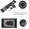 thumbnail image 3 of Ramadan Portable Black Color Muslim Prayer Rug with Compass Pocket Size Prayer Mat ompass Qibla finder with Booklet Waterproof Material HP-PMBk, 3 of 6