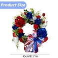 thumbnail image 3 of Pedty Spring Wreaths,Wreath for Front Door,4Th of July Wreaths for Front Door Patriotic Wreath Independence Day American Flag Home Porch Indoor Outdoor Decoration,Independence Day Hanging Decoration, 3 of 8