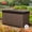 Brown, variant on Keter Darwin 100 Gallon Resin Large Deck Box - Organization and Storage for Patio Furniture, Outdoor Cushions, Garden Tools and Pool Toys, Brown