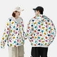 thumbnail image 4 of Gaeub Ladybugs And Flowers Men's and Women's UPF 50+ Long-Sleeved Sun Protection Clothing, Fishing Shirt Long Sleeve Zip-XX-Large, 4 of 7