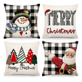 thumbnail image 1 of Fundas Para Cojines De Sala Navideñas Decorativos 45 X 45 Cm Xtellar blanco, 1 of 4