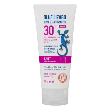 Blue Lizard Australian Sunscreen SPF 30+ Baby, 3.0 FL (Best Sunscreen For Babies Australia)