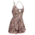 thumbnail image 1 of Moda mujer dama flor pieza Bikini Push Up vendaje traje de baño Rosado jinwen  Traje de baño de una pieza para mujer, 1 of 8