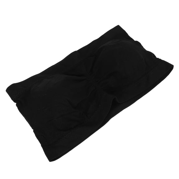 Raindrops Strapless Tank Tops Bras Women Chinlon Black 1Pack
