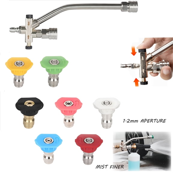 Foam Cannon Gun Dual Connector Accessory for Pressure Washer - Walmart.com