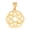 Yellow, variant on 10k Yellow Gold Irish Celtic Trinity Knot Pendant / Necklace (16 Inches)