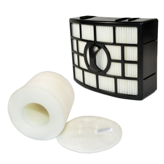 HQRP Filter Kit (HEPA  Foam & Felt) for Shark NV831 NV835 NV830 series DuoClean Powered Lift-Away Vacuum, XHF650 XFF650 Replacement