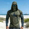 thumbnail image 5 of Yaoyar Fishing Shirts for Men Novelty Fish Graphic Long Sleeve Shirt UPF 50+ UV Sun Protection SPF Tops for Workout Hiking, 5 of 6