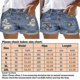 thumbnail image 2 of Mini pantalones vaqueros con cremallera para mujer, pantalones cortos, pantalones cortos elásticos de mezclilla con botones a la moda para la playa para mujer, 2 of 3