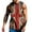 Khaki, variant on Men Tank Top Men's National Day Full Print Pattern Round Neck Plus Size Summer Vest White XXXL