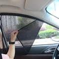 thumbnail image 4 of Magnetic Polyester and Vinyl Car Sun Shade for UV Protection and Babies' Comfort, 4 of 8