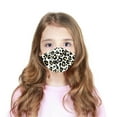 thumbnail image 3 of DALIX Youth Leopard White Cloth Face Mask Reusable Washable Made in USA - XXS-XS Size, 3 of 5