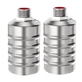 thumbnail image 1 of 2Pcs Fully Automatic Water Level Control Float Valve, Water Level Controller Tank 1/2Inch Upper Water Intake,2 x Fully Automatic Water Level Control Float Valve,Silver, 1 of 8