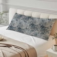 thumbnail image 4 of Vintage Navy Blue Grey Body Pillow Cover 20 x 54 Inch Decorative Pillow Cover Modern Abstract Boho Art Lumbar Pillowcase Seasonal Rectangle Cushion Case for Couch Sofa Bed Living Room, 4 of 9