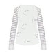 thumbnail image 5 of Blusa informal con cremallera y manga larga con estampado de rayas para mujer Fridja  hj1693, 5 of 7