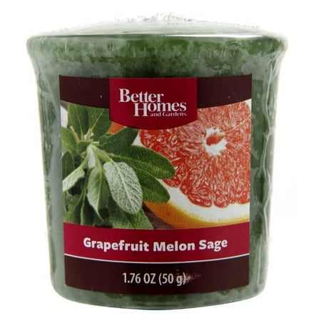 Better Homes and Gardens Votive Candle, Grapefruit Melon Sage