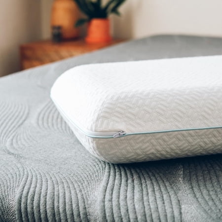 Sven & Son Gel Memory Foam Pillow, CertiPUR-US Certified, Ventilated and Cooling, Washable Zipper Cover - Queen Size