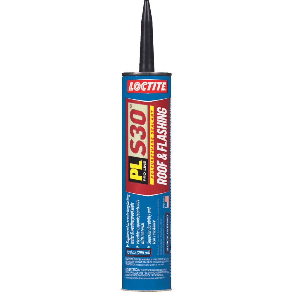 Loctite PL S30 Series 1618181 Roof and Flashing Sealant, Black, Paste