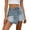 Light Blue, variant on JTieacloth Stylish Casual Denim Mini Skirt With Asymmetric Hem For A Slimming And,Women's Skirts(Black)
