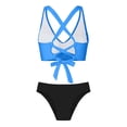 thumbnail image 5 of Women's High Waisted Bikini Sets Two Piece Swimsuit Tummy Control Bathing Suit V Neck Swimwear Swim Suit Sky Blue XL(XL), 5 of 6