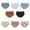 1#-8 Pack, variant on HuaAngel 8 Pack Girls Nylon Underwear with Cotton Gusset Seamless Breathable Panties for School and Sports Size M-XXL