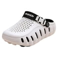 thumbnail image 5 of Unisex Clogs with Arch Support Lightweight Garden Shoes for Women and Men Breathable Non Slip Wide Width Summer Walking Mules White Size 8, 5 of 5