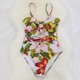 thumbnail image 4 of One-piece Swimsuit Fashion Hollow Swimwear Printed Bathing Suit Sexy Beachwear, 4 of 4