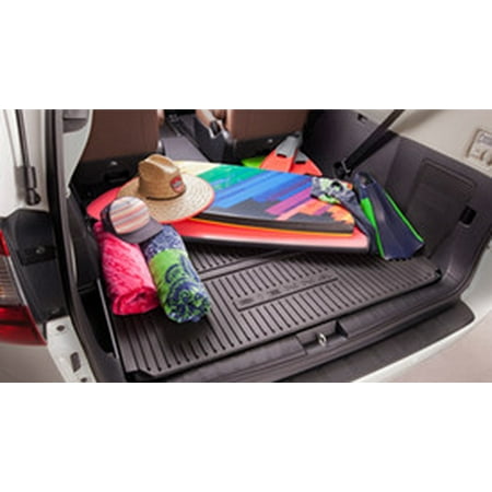 Genuine Oe Toyota Cargo Liner Sienna Logo Black Pu550 08152