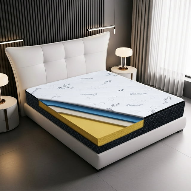 9 –Inch Single Gel Foam Mattress – Medium-Firm, Cooling Gel Foam, Pressure Relief & Motion Isolation, CertiPUR-US Certified, Mattress-in-a-Box