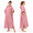 Pink, variant on Pink Unisex Adult Microfiber Surf Poncho Changing Robe Hooded Towel