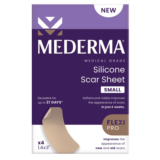 Mederma Silicone Scar Sheet, 4 Count 2 Pack