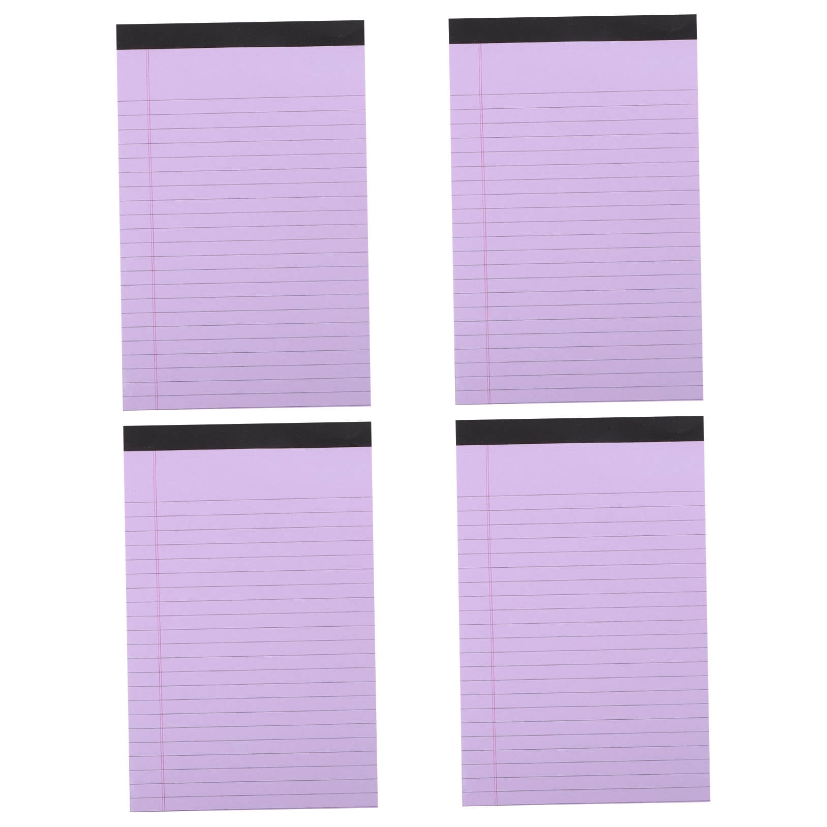 HEMOTON Hemoton 4Pcs Lined Legal Pad for Office Tearable A5 Memo Pad Multi Function Notebook Office Supplies