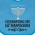 thumbnail image 4 of Inktastic My 1st Hanukkah Celebration Boys or Girls Baby Bib, 4 of 4