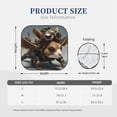 thumbnail image 3 of Vsdgher Steampunk Squirrel Pilot Print Car Windshield Sun Shade, Reflective Sunshade Window Sunshade Sun Visor Protector Fit for Cars,Trucks,SUVs-Small, 3 of 6