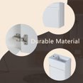 thumbnail image 5 of Holaki 18" Floating Bathroom Vanity With Sink For Small Powder Room, Modern Bathroom Sink Vanity With Soft Close Door, White, 5 of 7