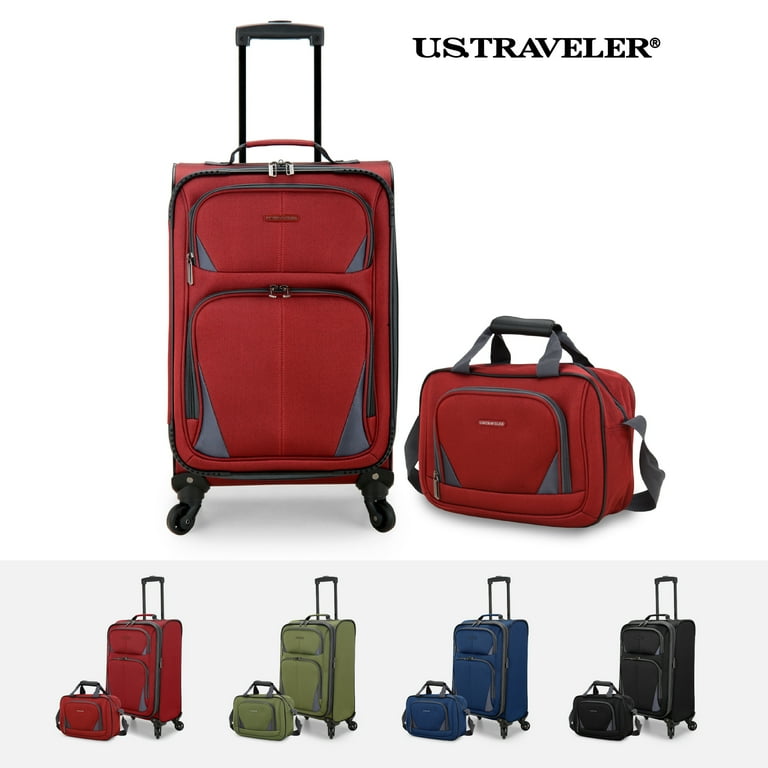 US Traveler Lightweight 2-Piece, Softside Expandable Rolling